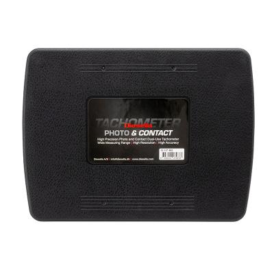 Digital omdrejningstæller med kombineret laser og mekanisk aflæsning